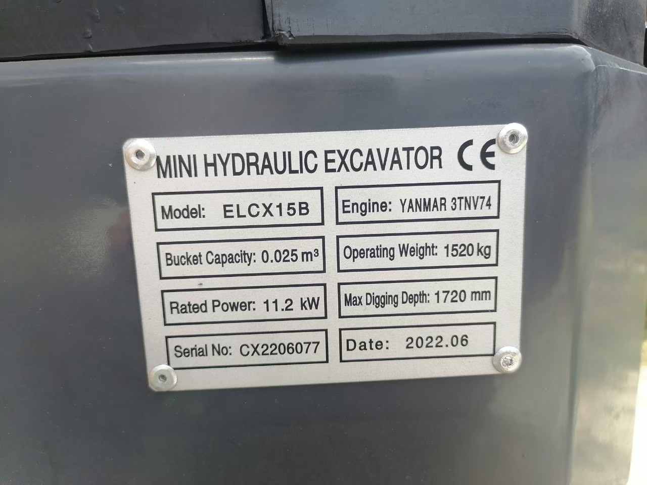 Small excavaator